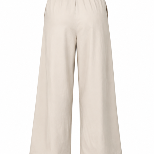 Alternative view of Beige Wrap Palazzo Pants