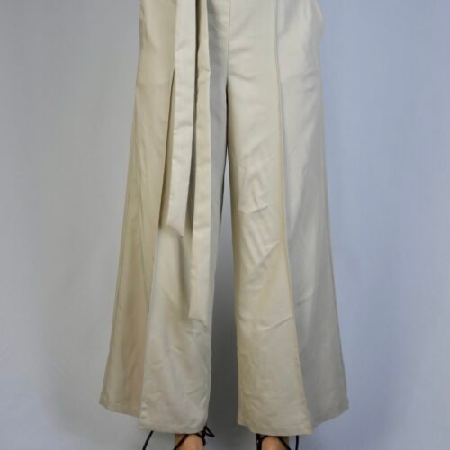 Viscose trousers beige