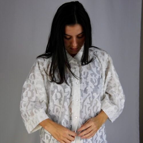 Alternative view of Embroidered White Shirt