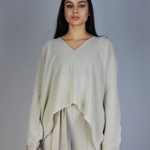 Alternative view of Linen shirt beige