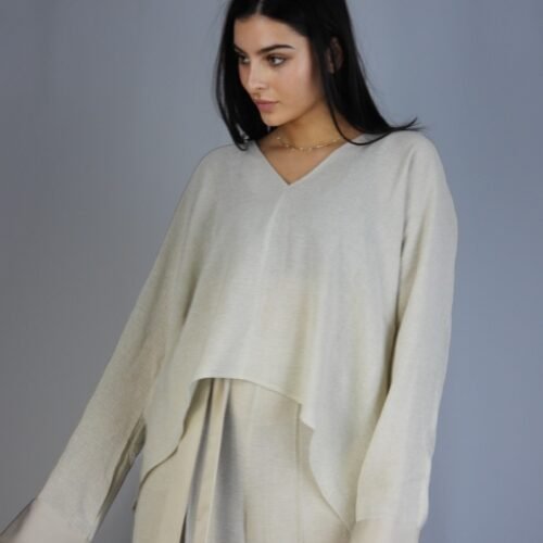 Linen shirt beige
