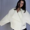 Mid-Season jacket creamy yellow