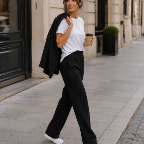 Alternative view of Black Elegance Trousers