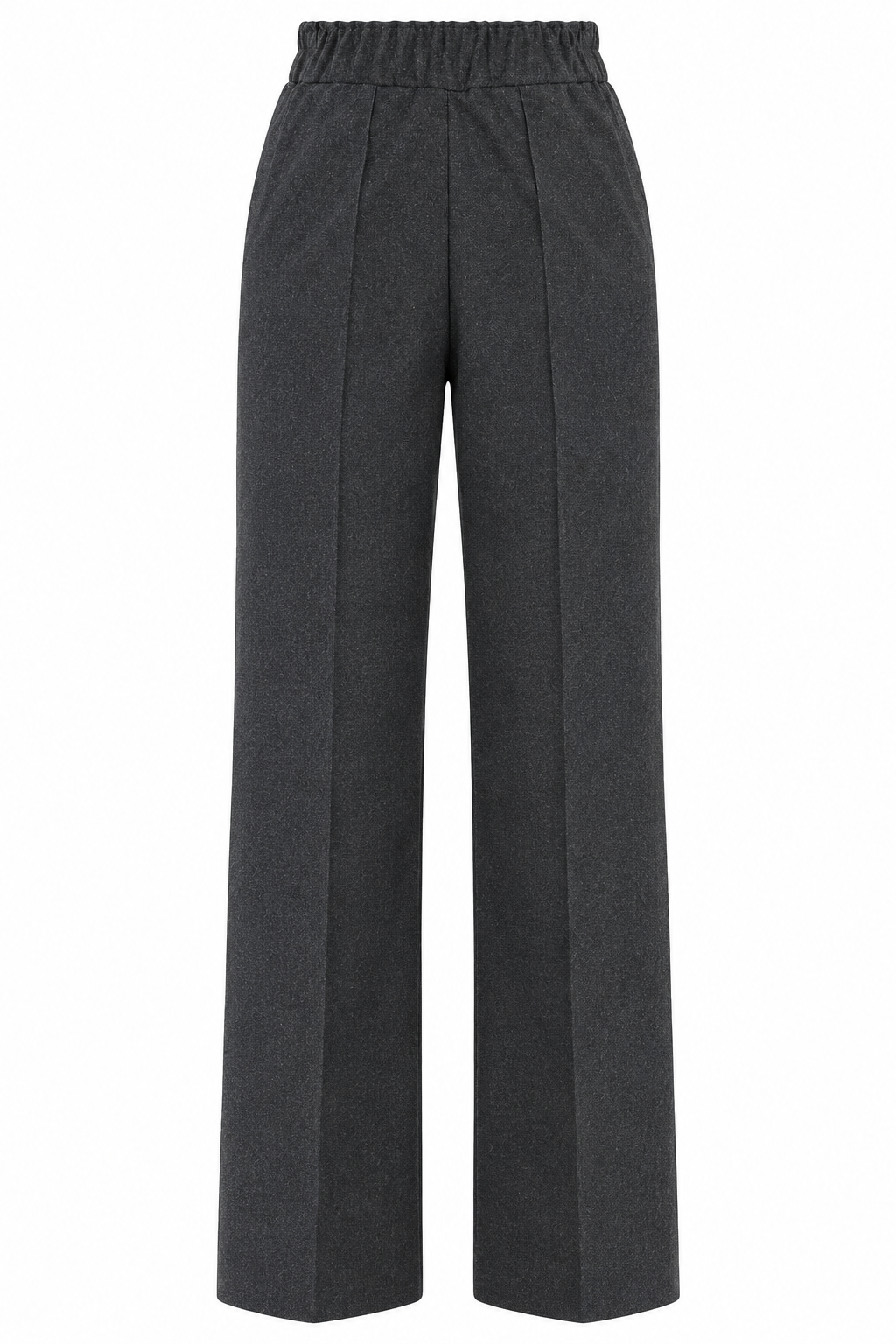 MERINO STRAIGHT LEG PANTS – ANTHRACITE - Image 2